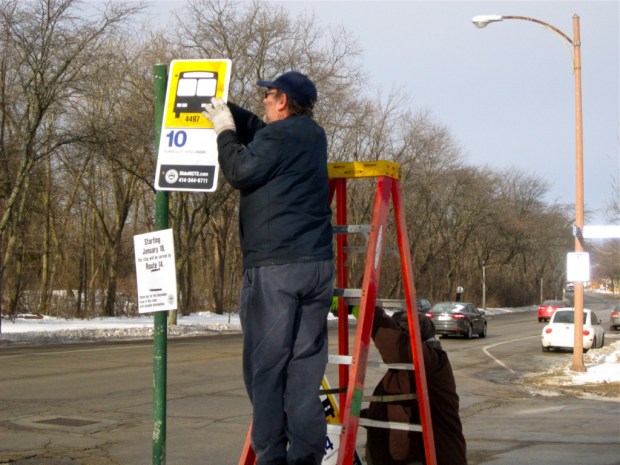 What are these workers doing? Stay tuned for the story later this week! Photo by JohnSwanson
