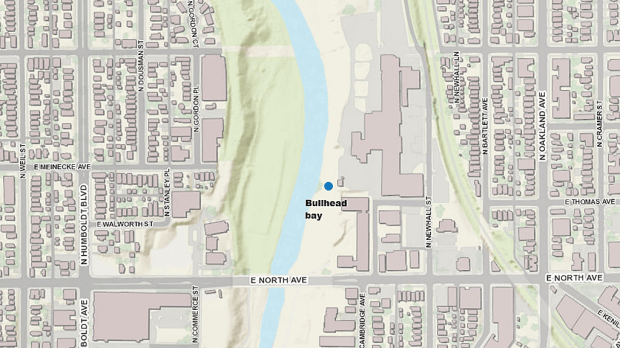 Bullhead bay locator map